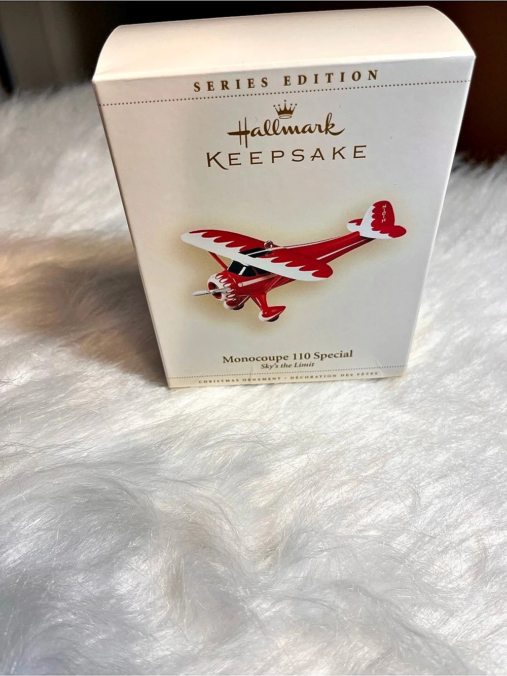 Hallmark Monocoupe 110 Special Red & White Keepsake Ornament